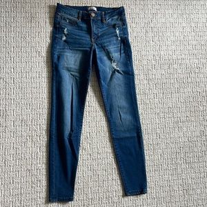 High Rise Ankle Skinny Jeans
